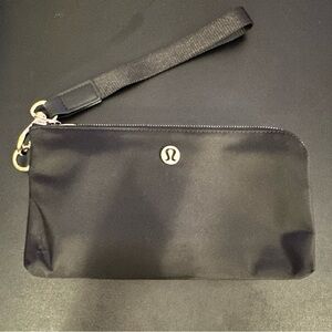 Lululemon Black Zip Wristlet